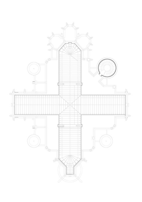VIRA_arquitectura_Restauración_del_Palacio_Episcopal_Astorga_Gaudí_Planta_Bajo_Cubierta