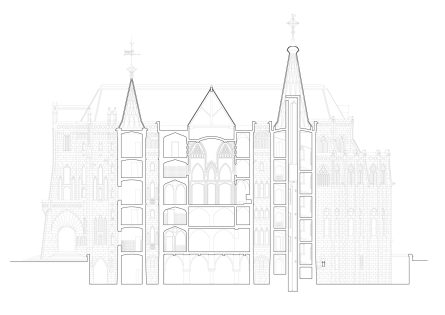 VIRA_arquitectura_Restauración_del_Palacio_Episcopal_Astorga_Gaudí_Sección_Trasversal